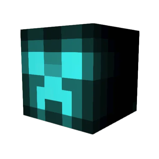 ixHysteria Minecraft avatar head, 3D render