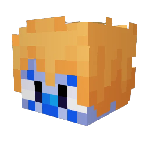ixNoah Minecraft avatar head, 3D render