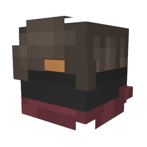 ixRadar Minecraft avatar head, 3D render