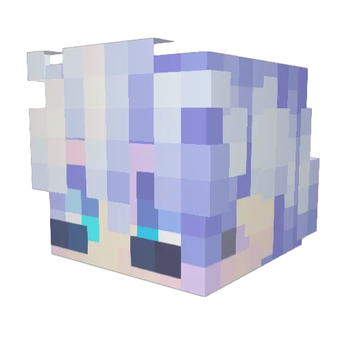 ixRaiZ Minecraft avatar head, 3D render