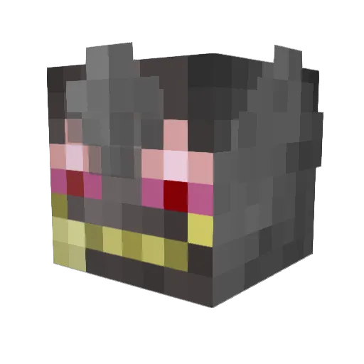 ixSub4RUB3aSTxi Minecraft avatar head, 3D render