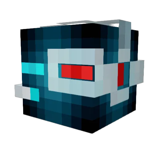 ixVisionz Minecraft avatar head, 3D render