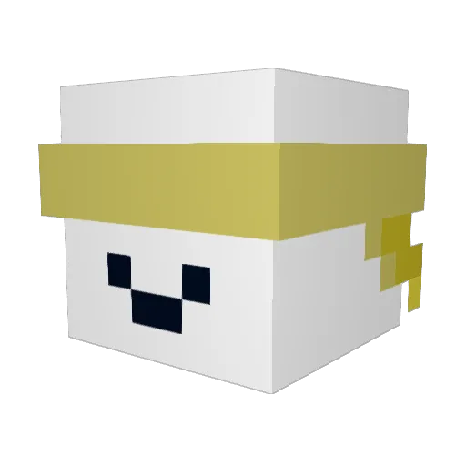 ix_a Minecraft avatar head, 3D render