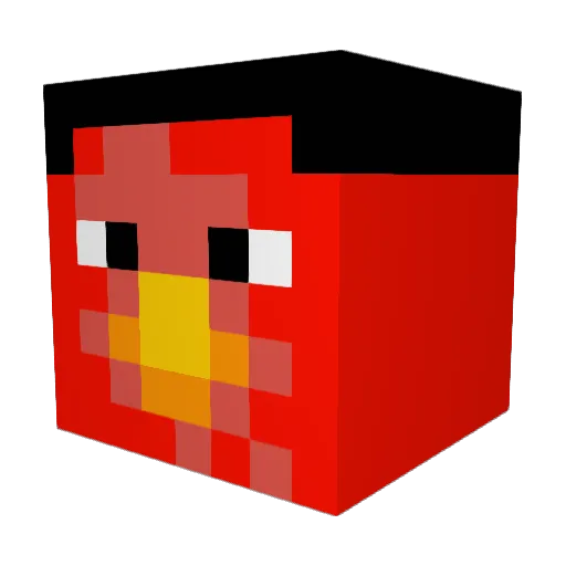 ix_andrew Minecraft avatar head, 3D render