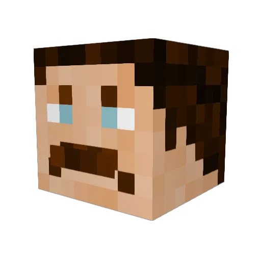 ixam333 Minecraft avatar head, 3D render