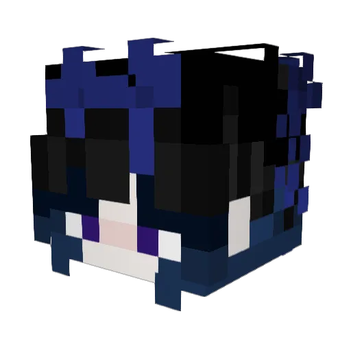 ixatarax Minecraft avatar head, 3D render