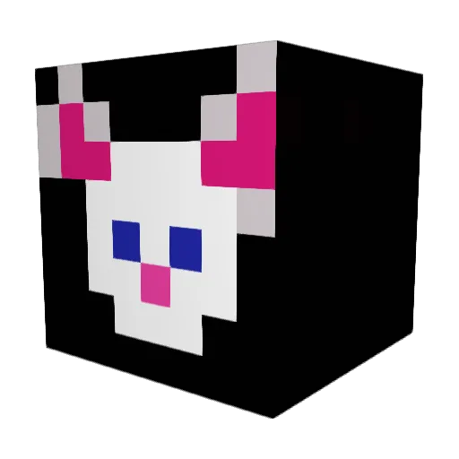 ixchelxx Minecraft avatar head, 3D render