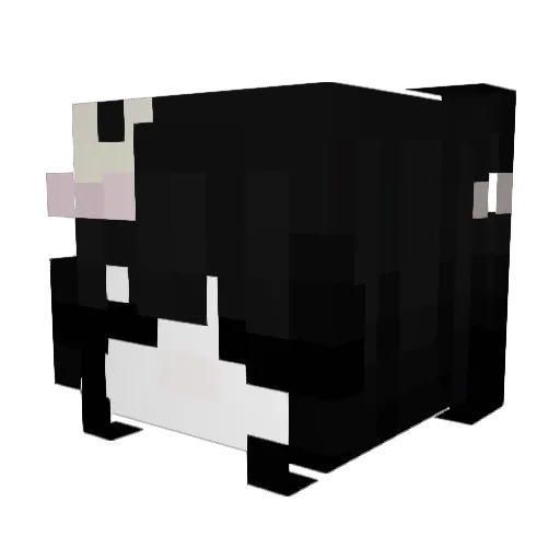 ixchic Minecraft avatar head, 3D render