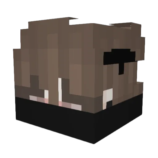 ixcz Minecraft avatar head, 3D render