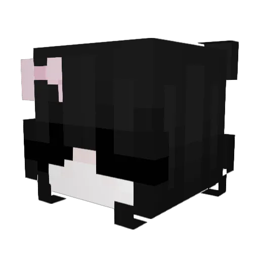 ixkm Minecraft avatar head, 3D render