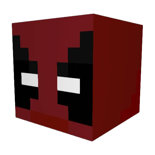 ixuy Minecraft avatar head, 3D render