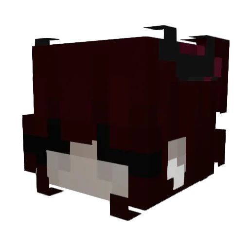 iyera Minecraft avatar head, 3D render