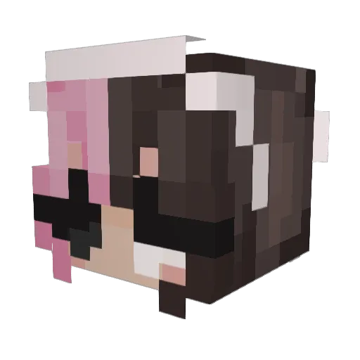 iylxer Minecraft avatar head, 3D render