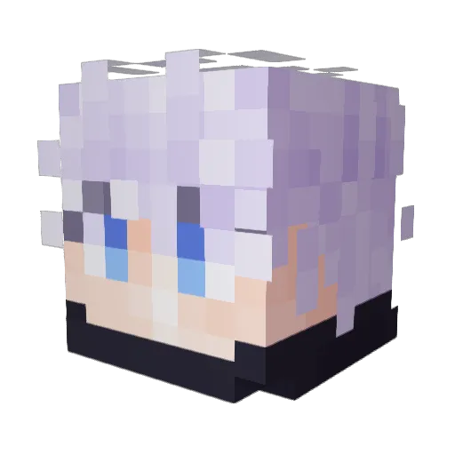 iyotata Minecraft avatar head, 3D render