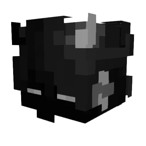 iz0y Minecraft avatar head, 3D render