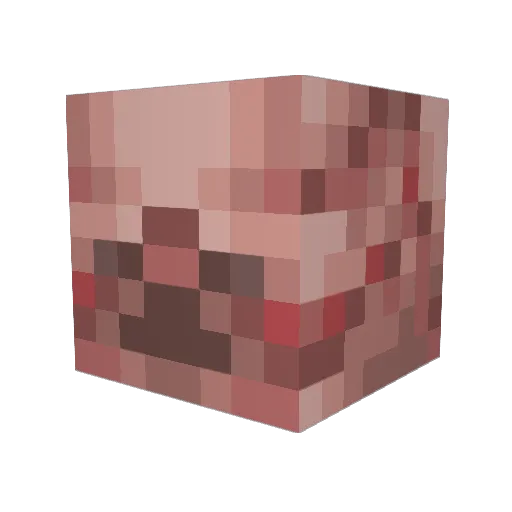 iz12__ Minecraft avatar head, 3D render
