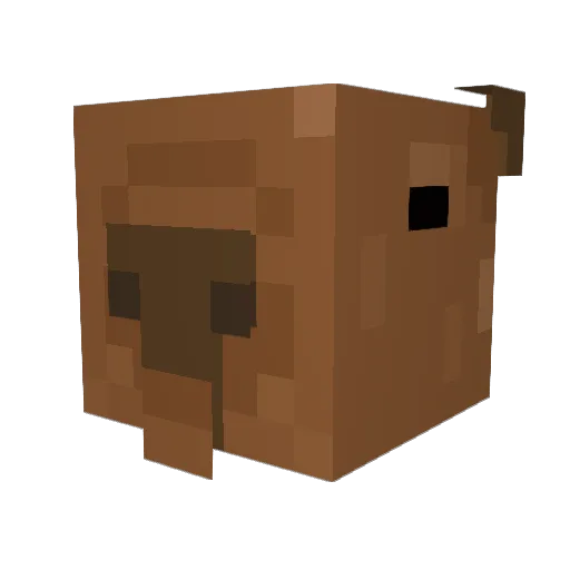 izagwy Minecraft avatar head, 3D render