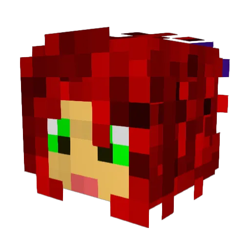 izaiyoi8 Minecraft avatar head, 3D render