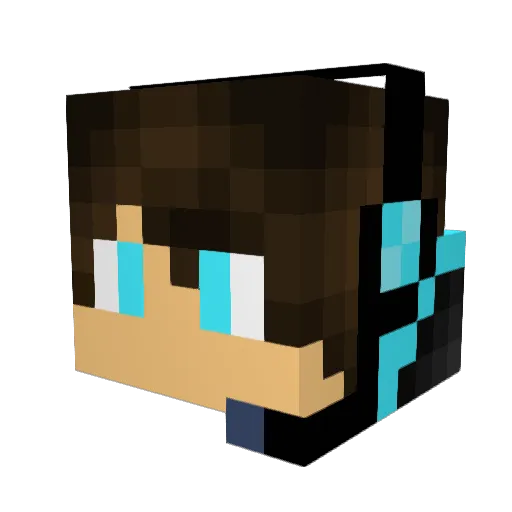 izak48749 Minecraft avatar head, 3D render