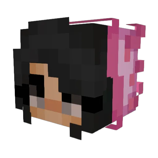 izanami301 Minecraft avatar head, 3D render