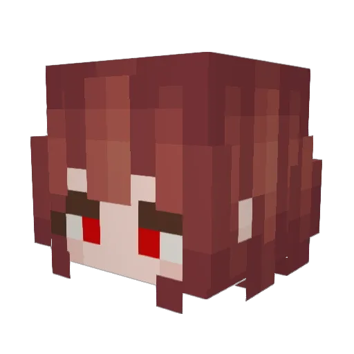 izanamixgod Minecraft avatar head, 3D render
