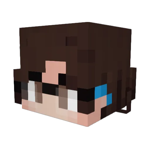 izay_odd Minecraft avatar head, 3D render