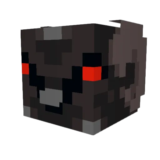 izayi Minecraft avatar head, 3D render