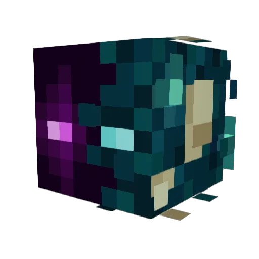 izheyesi Minecraft avatar head, 3D render