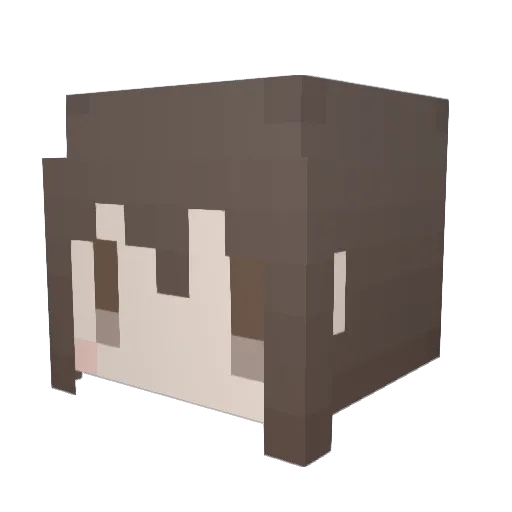 izmyxon Minecraft avatar head, 3D render