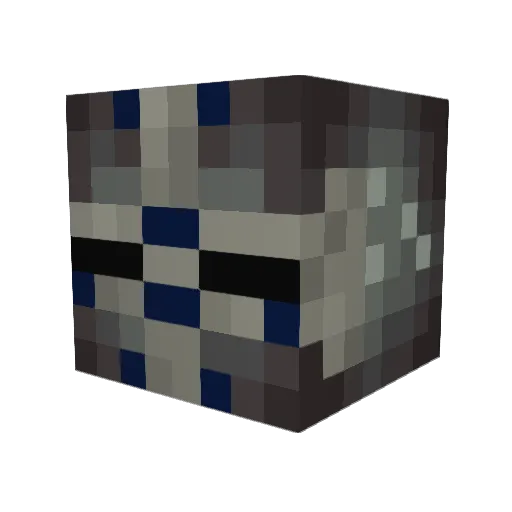 iznatue Minecraft avatar head, 3D render