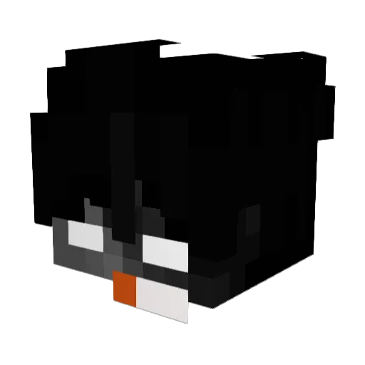 izotonikk Minecraft avatar head, 3D render