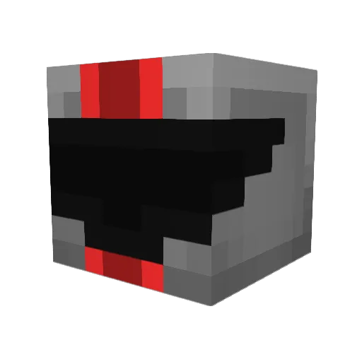 izp0p Minecraft avatar head, 3D render