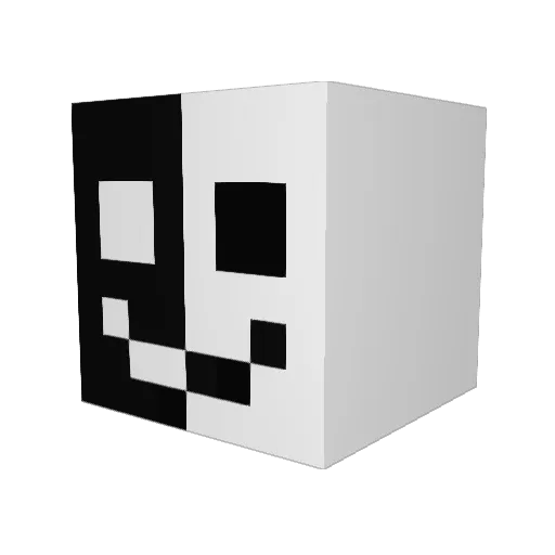 iztheizzer Minecraft avatar head, 3D render