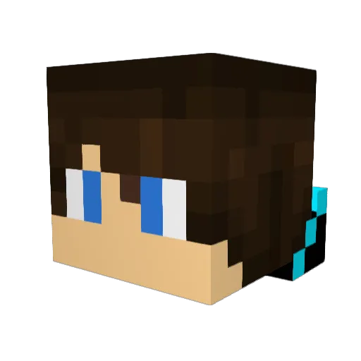 izuki5222 Minecraft avatar head, 3D render