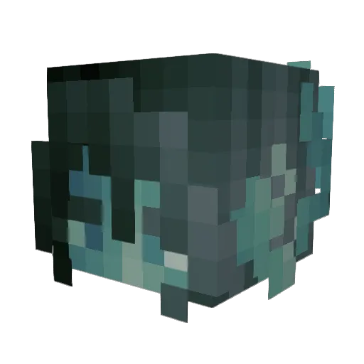 izukitty Minecraft avatar head, 3D render