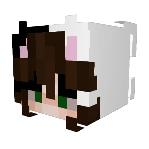 izulka_x_ Minecraft avatar head, 3D render