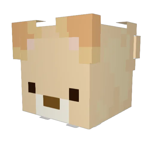 izwhy Minecraft avatar head, 3D render