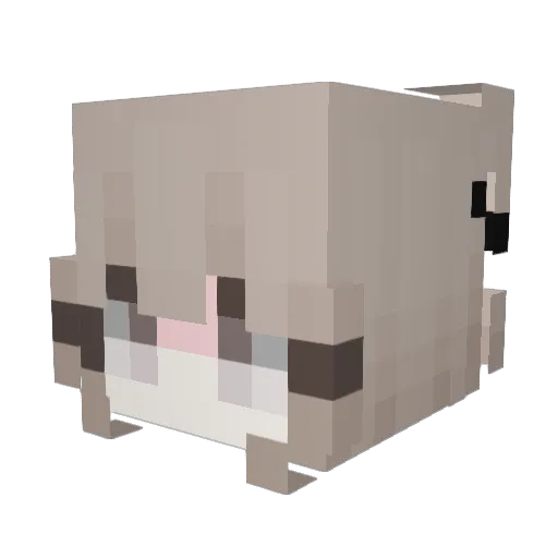 izxb Minecraft avatar head, 3D render