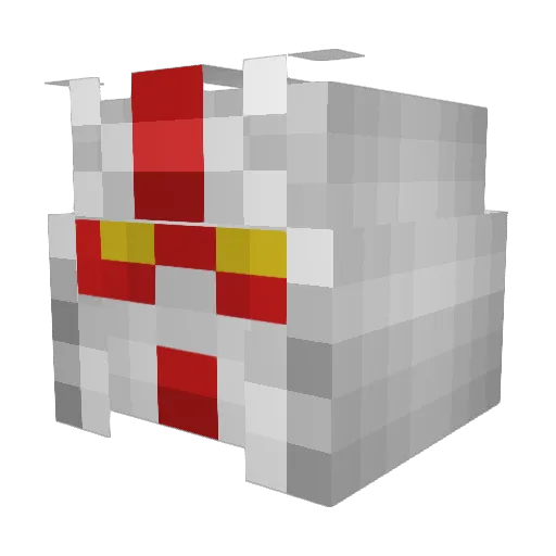 izzaldin Minecraft avatar head, 3D render