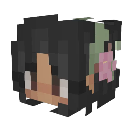 izzy3264 Minecraft avatar head, 3D render