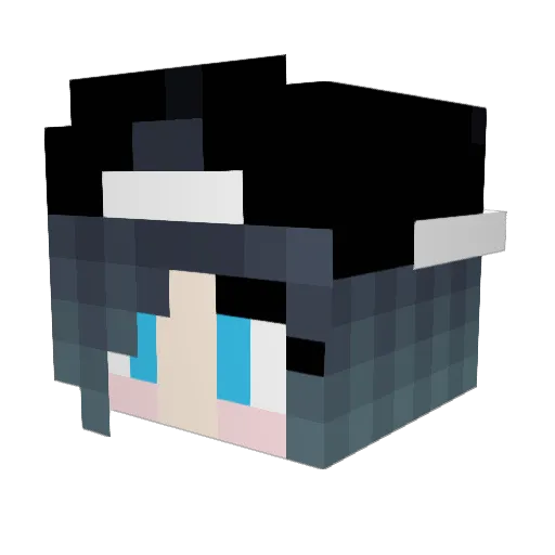izzy6519 Minecraft avatar head, 3D render