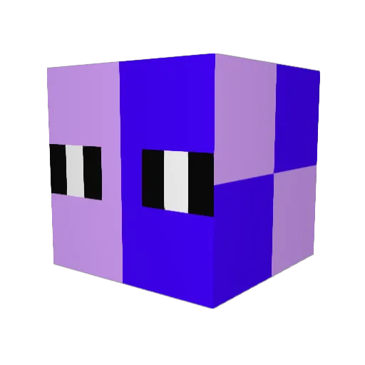 izzy_diaz Minecraft avatar head, 3D render