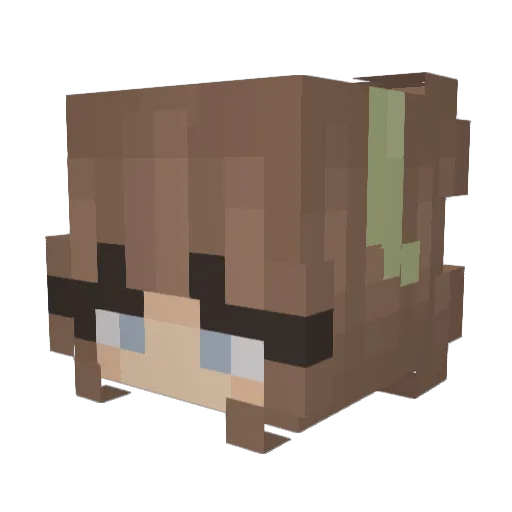izzyb6 Minecraft avatar head, 3D render