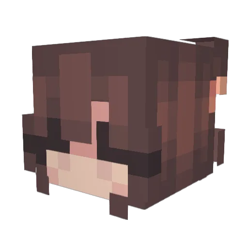 izzybella1729 Minecraft avatar head, 3D render
