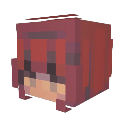izzygbizzy Minecraft avatar head, 3D render