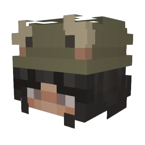 izzyiz_bby1 Minecraft avatar head, 3D render