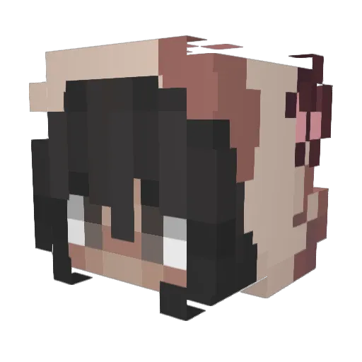 izzyledab Minecraft avatar head, 3D render