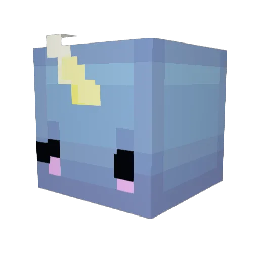 izzypan Minecraft avatar head, 3D render