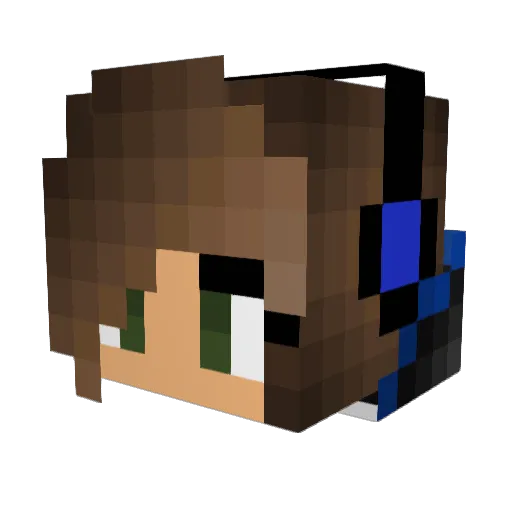 izzywizzy325 Minecraft avatar head, 3D render