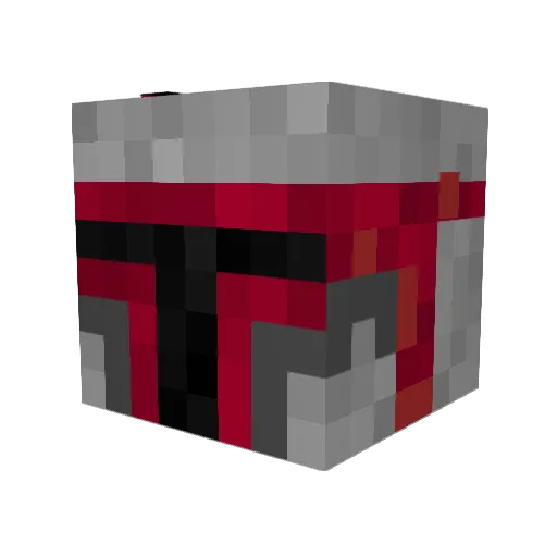 j03_monkey Minecraft avatar head, 3D render